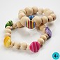 Holz, MDF, Pappe, Objekten zum Dekorieren 25 wooden beads