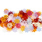 Embellishments / Verzierungen 55 fleurs en organza
