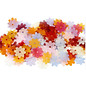 Embellishments / Verzierungen 55 flores de organza