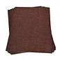 Moosgummi und Zubehör Espuma hoja de caucho escarcha, 200 x 300 x 2 mm, de color marrón oscuro