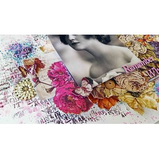 Karten und Scrapbooking Papier, Papier blöcke IndigoBlu Floral Fantasy A6 Mixed Media Card Stack