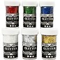 BASTELZUBEHÖR, WERKZEUG UND AUFBEWAHRUNG fibre glitter assortimento, colori metallici, 6x20g