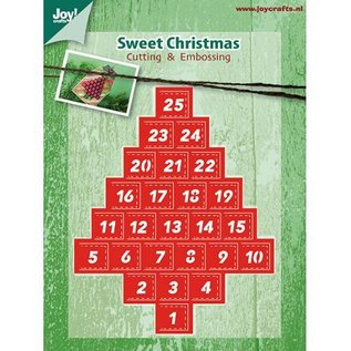 Joy!Crafts / Jeanine´s Art, Hobby Solutions Dies /  Stamping template: Mery's Advent Calendar - very popular, access until the stock reaches!