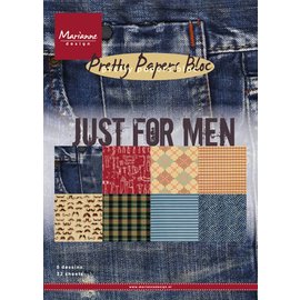 Karten und Scrapbooking Papier, Papier blöcke Designersblock, A5, kun for mænd