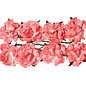 BLUMEN (MINI) UND ACCESOIRES Fleurs en papier: rose, rose