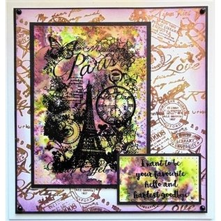 Stempel / Stamp: Transparent Clear Stamp: Paris Collage