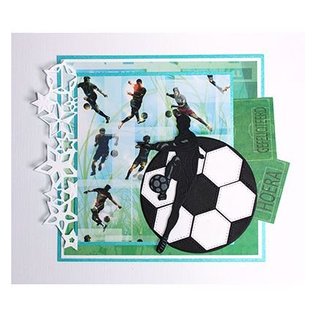 Joy!Crafts / Jeanine´s Art, Hobby Solutions Dies /  Stamping template: Footballer