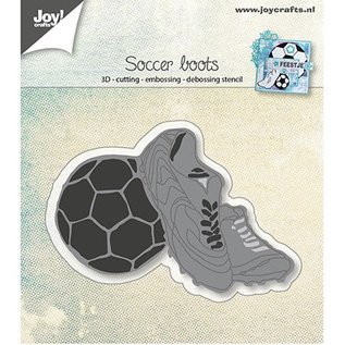 Joy!Crafts / Jeanine´s Art, Hobby Solutions Dies /  plantilla de perforación: Las botas de fútbol