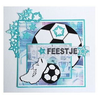 Joy!Crafts / Jeanine´s Art, Hobby Solutions Dies /  plantilla de perforación: Las botas de fútbol