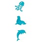Joy!Crafts / Jeanine´s Art, Hobby Solutions Dies /  Stanzschablonen: Seehund, Delfine und Qualle