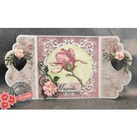 Joy!Crafts / Jeanine´s Art, Hobby Solutions Dies /  Ponsen sjabloon: Romantisch frame SET: rechthoek, Cirkel en hoek