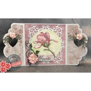 Joy!Crafts / Jeanine´s Art, Hobby Solutions Dies /  modèle POINTAGE: cadre romantique SET: rectangle, Cirkel et coin