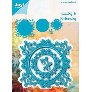 Joy!Crafts / Jeanine´s Art, Hobby Solutions Dies /  Stamping template: romantic frame SET: rectangle, circle and corner