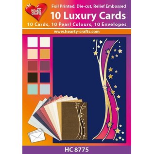 KARTEN und Zubehör / Cards 10 luxe dubbele kaarten met enveloppen