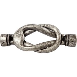 BASTELZUBEHÖR, WERKZEUG UND AUFBEWAHRUNG Loop closure, antique silver