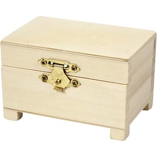 Holz, MDF, Pappe, Objekten zum Dekorieren 1 chest, size 6 x 9 x 6 cm, imperial tree