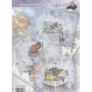 BASTELSETS / CRAFT KITS Jeu complet de cartes: belles cartes papillon