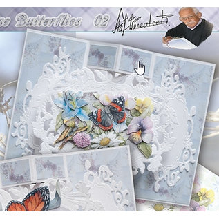 BASTELSETS / CRAFT KITS Conjunto completo de tarjetas: hermosas tarjetas de mariposas