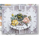 BASTELSETS / CRAFT KITS Set completo di carte: bellissime carte farfalla