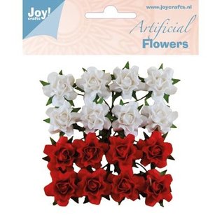 Joy!Crafts / Jeanine´s Art, Hobby Solutions Dies /  16 fleurs en plastique