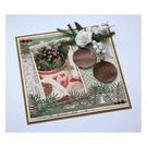 Joy!Crafts / Jeanine´s Art, Hobby Solutions Dies /  Stamping template: Pine branches and holly