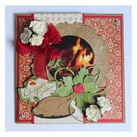 Joy!Crafts / Jeanine´s Art, Hobby Solutions Dies /  Stamping template: Holly with berries