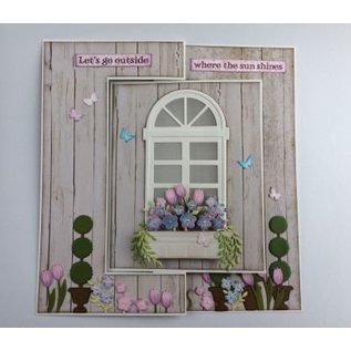 CREATIVE EXPRESSIONS und COUTURE CREATIONS Stamping template: Arched Window / Door