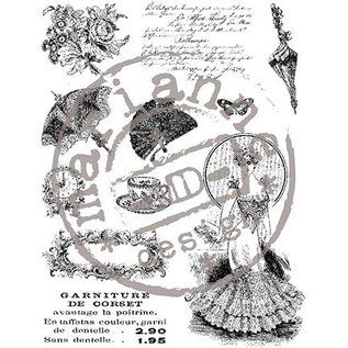 Marianne Design Gennemsigtige frimærker, Victorian Ladies