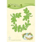 Leane Creatief - Lea'bilities und By Lene Stamping template: leaves and branches