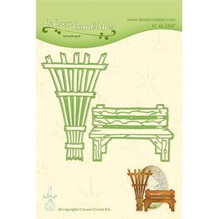 Joy!Crafts / Jeanine´s Art, Hobby Solutions Dies /  Cutting & Embossing: Garden bench & trellis