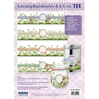 BANDEROLEN, Schrumpffolien Krympe hylser for te, 8,5 cm