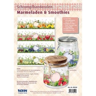 BANDEROLEN, Schrumpffolien Krympe hylser jam / smoothies, 9 cm