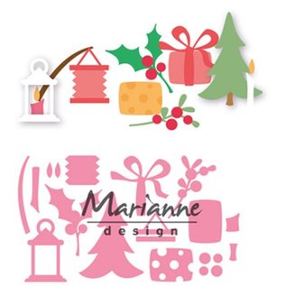 Marianne Design Corte y estampado: Decoración de Navidad de Eline