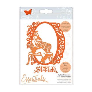 Tonic Studio´s Skæring & Embossing dø: Elegant Vintage Lady