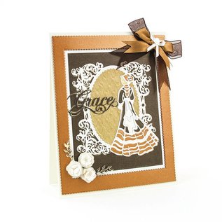 Tonic Studio´s Skæring & Embossing dø: Elegant Vintage Lady