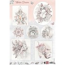 Bilder, 3D Bilder und ausgestanzte Teile usw... A4 Photo album: Winter dream - pink