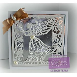 Crafter's Companion proyecto de Navidad! Plantilla Punch: Angel