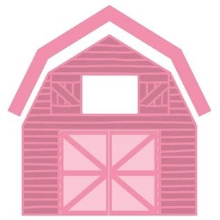 Marianne Design Stamping templates: barn