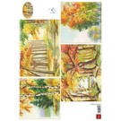 Bilder, 3D Bilder und ausgestanzte Teile usw... A4 Picture sheet: Autumn