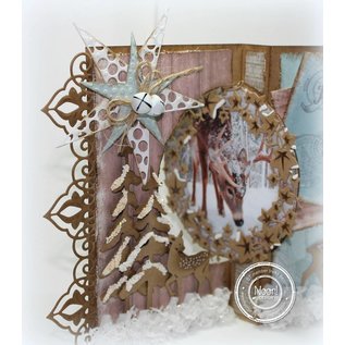 Joy!Crafts / Jeanine´s Art, Hobby Solutions Dies /  Stamping template: Leaf wreath