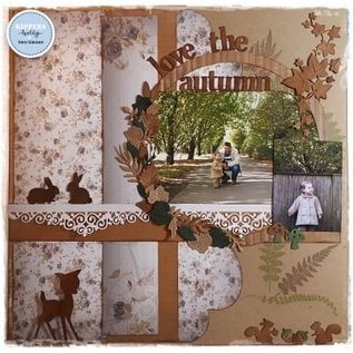 Joy!Crafts / Jeanine´s Art, Hobby Solutions Dies /  Stamping template: leaves