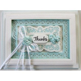 CREATIVE EXPRESSIONS und COUTURE CREATIONS Stamping templates: 6 decorative frames