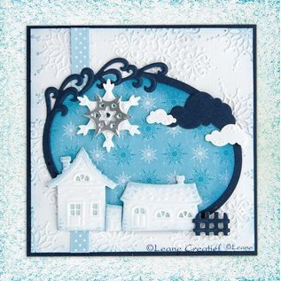 Leane Creatief - Lea'bilities und By Lene Cutting & Embossing die: pretty houses - ONLY 1 in stock!