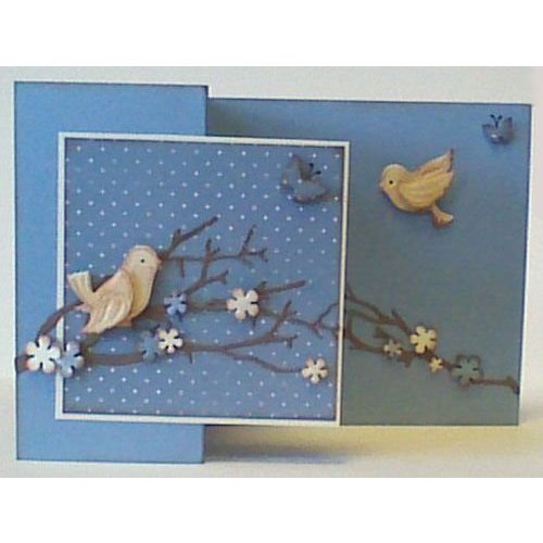 Leane Creatief - Lea'bilities und By Lene Estampage et Pochoir gaufrage, oiseau Leane Creatief - Lea'bilities und By Lene Estampage et Pochoir gaufrage, oiseau