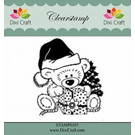 Stempel / Stamp: Transparent Clear, Transparent Stamp: Christmas Teddy Bear