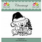 Stempel / Stamp: Transparent Claro, sello transparente: la Navidad del oso de peluche