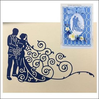 Tattered Lace Stamping stencils: Wedding parade