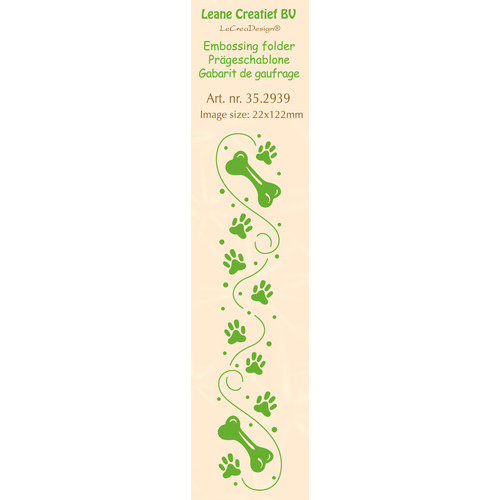 Leane Creatief - Lea'bilities und By Lene Embossing folders, 22 x 122mm, poten Leane Creatief - Lea'bilities und By Lene Embossing folders, 22 x 122mm, poten