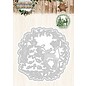 Studio Light Stamping templates: Wreath with reindeer and Christmas tree