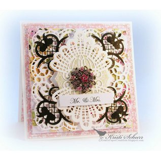 Spellbinders und Rayher Kutte og prege: Isadora Trinkets etset Die Shape Evner